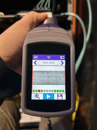 Data Center fiber inspection by Demarc Telecom 