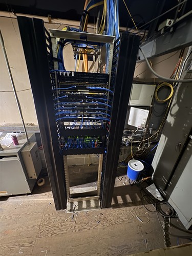 Network Rack Clean up completed by Demarc 