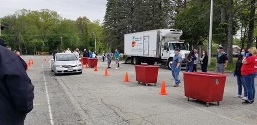 MVFB hosted several drive-thru food drives during the COVID-19 pandemic