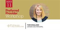 [The Connective: Preferred Provider Workshop] Build your Customer Service Brand with T.L. England Consulting