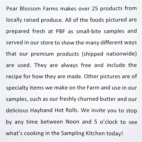 What's on in the Sampling Kitchen