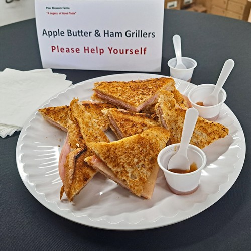 Apple Butter & Ham Grillers