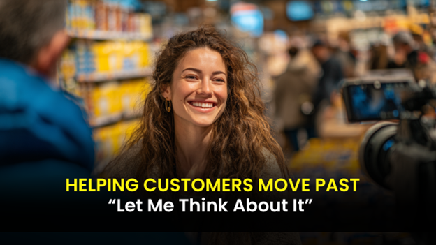 Helping Customers Move Past “Let Me Think About It” Helping Customers Move Past “Let Me Think About It”