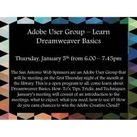 Adobe User Group - Learn Dreamweaver Basics