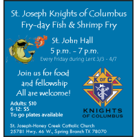 St Joseph's Fry-day Fish & Shrimp Fry