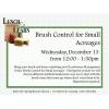 Lunch & Learn - Brush Control for Small Acreages