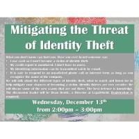 Mitigating the Threat of Identity Theft