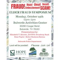 Elder Fraud Symposium
