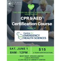 CPR & AED Certification Course