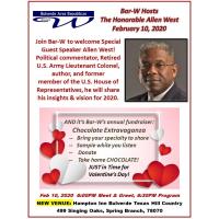 BAR -W Hosts The Honorable Allen West at February meeting