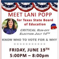 Meet & Greet with Lani Popp - Texas State Board of Education