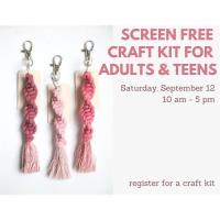 Screen Free Saturday Craft Kit for Adults and Teens