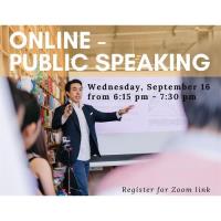 Online - Public Speaking Class
