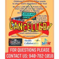 USDA FOOD FOR ALL - DAIRY & PROTEIN BOXES - CANCELED