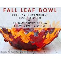 Online Fall Leaf Bowl