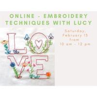 Online - Embroidery Techniques with Lucy