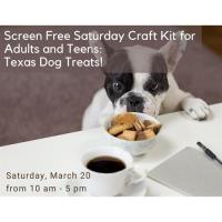 Screen Free Saturday Craft Kit for Adults and Teens. Texas Dog Treats!