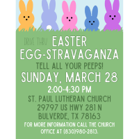 Drive Thru Easter Egg-Stravaganza at St Paul Lutheran