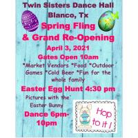 Twin Sisters Dance Hall - Spring Fling & Grand Re-Opening