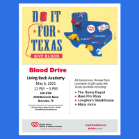 Do it for Texas Blood Drive at Living Rock Academy