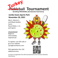 TurkeyBall Tournament benefiting Provisions Outreach