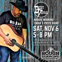 Live Music with Buddy Vargas at Rough Diamond Brewery Saturday, Nov 6th