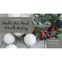 In-person: Winter Deco Mesh Wreath Making