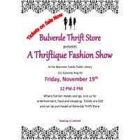 A Thriftique Fashion Show benefiting the Bulverde Thrift Store