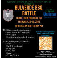 3rd Annual Bulverde BBQ Battle