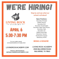 Living Rock Academy Job Fair
