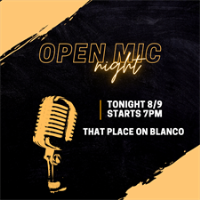 Open Mic Night Tonight!