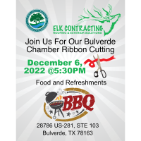 Ribbon Cutting for Elk Contracting