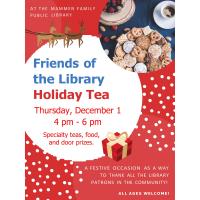Friends of the L:ibrary Holiday Tea
