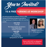 Turning 65 Workshop presented by Schilling Insurance Group