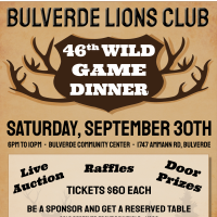46th Wild Game Dinner benefitting the Bulverde Lions Club