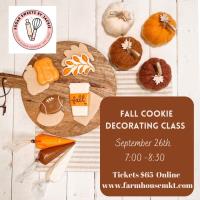 Fall Cookie Decorating Class at The Cottage by Farmhouse Market