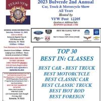 Bulverde VFW Post 12205 Car, Truck &amp; Motorcycle Show