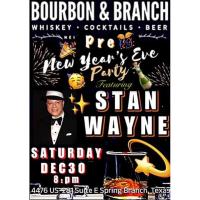 Bourbon & Branch Pre - New Year's Eve Party with Stan Wayne