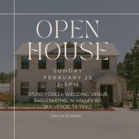 Stoney Creek Wedding Venue Grand Opening & Open House