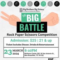 The Big Battle - Rock Paper Scissors Competition benefitting Big Brothers Big Sisters