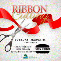 Ribbon Cutting for Fun Buns of Texas