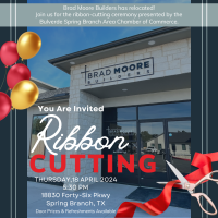 Ribbon Cutting for Brad Moore Builders