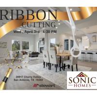 Ribbon Cutting for Sonic Homes in Kinder Ranch