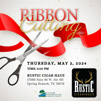 Ribbon Cutting for Rustic Cigar Haus