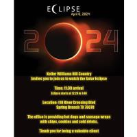 Eclipse 2024 at Keller Williams Hill Country