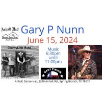 Gary P Nunn with The County Line opening act