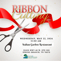 Ribbon Cutting for Italian Gardens