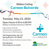 Ribbon Cutting for Carmen [kidney] HEALTH