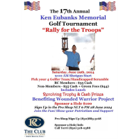 Ken Eubanks Memorial Golf Tournament "Rally for the Troops"