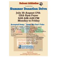 Summer Donation Drive